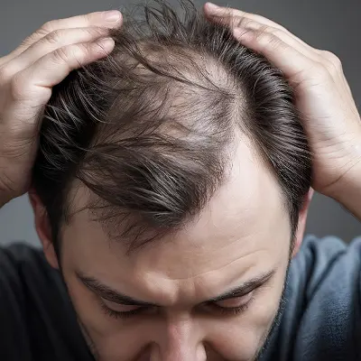 Why does hair fall too much in young age?